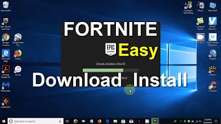 How to Install FORTNITE after you Download FORTNITE on PC  Free amp Easy  Newest Version [upl. by Eirb753]