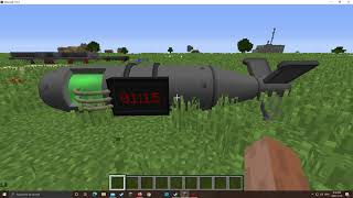 minecraft HBMS nuclear tech MOD NUKE TAST [upl. by Wilkison273]