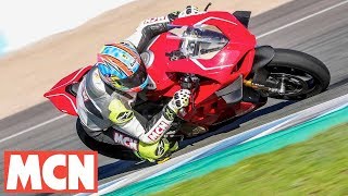 Ducati Panigale V4 R  First Rides  Motorcyclenewscom [upl. by Sherwynd501]