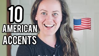 10 American Accents Imitation Examples [upl. by Aileen]