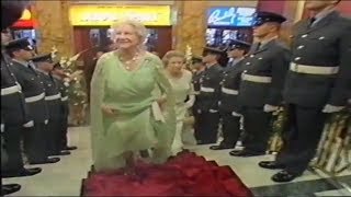 Queen Mother´s arrival at London Palladium A Royal Birthday Gala…Part 130 HD [upl. by Marbut715]