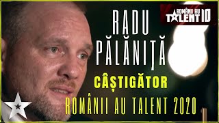 CÂŞTIGĂTOR  Românii au talent 2020 RADU Palaniță My Way  Mecanicul auto cu VOCE DE AUR [upl. by Lauer]