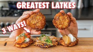 The Crunchiest Homemade Latkes 3 Ways [upl. by Kory]