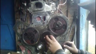 BD 154 rebuild part 9 Injector pump and timing gears [upl. by Ella]