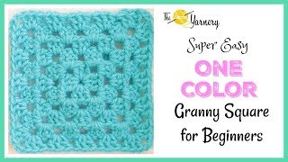 Super Easy Granny Square for Beginners  The Secret Yarnery [upl. by Yracaz]