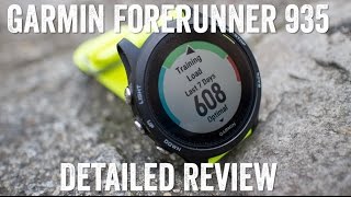 GARMIN FORERUNNER 935 DETAILED REVIEW [upl. by Hatokad]