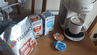 HOW TO MAKE CAPPUCCINO USING BOSCH TASSIMO VIVY 2 [upl. by Neehar]