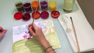 PINTURAS A BASE DE FRUTAS Y VEGETALES Michelle Rosenstock [upl. by Akihc]