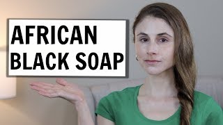 DERMATOLOGIST REVIEWS AFRICAN BLACK SOAP DR DRAY [upl. by Ayalahs904]