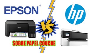 ¡Cual es la mejor impresora para papel couche HP vs Epson [upl. by Yael]