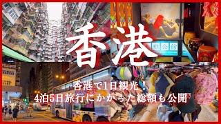 【香港vlog🇭🇰】出発から大失敗 観光と買い物する1日  香港航空  海外  旅行  hong kong [upl. by Nylia]