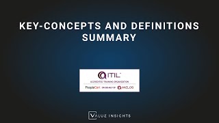 ITIL® 4 Foundation Exam Preparation  KeyConcepts and Definitions Summary eLearning [upl. by Nirual]