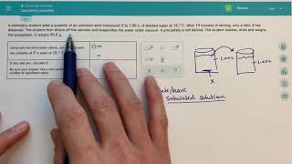 ALEKS  Calculating Solubility [upl. by Coben]