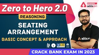 Seating Arrangement Basic Concept amp Approach L1  Reasoning Banking Foundation Adda247 Class14 [upl. by Chrisse]