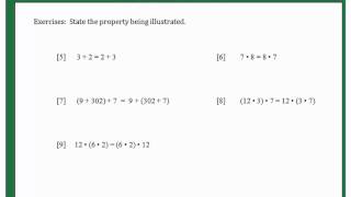 Properties Associative Commutative amp Distributive [upl. by Kennie324]