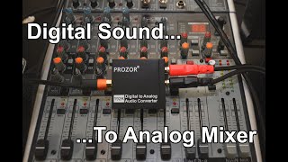 How to Connect a Home Theater TV to Sound Mixer for Karaoke [upl. by Siul393]