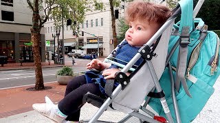 Taking Mini Silicone Reborn Baby and Reborn Toddler On Outing [upl. by Holds192]