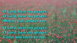 O Lord Hear My Prayer Taizé with lyrics for congregations [upl. by Amalle]