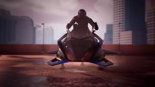 Introducing our flying Motorcycle THE SPEEDER [upl. by Chaing]