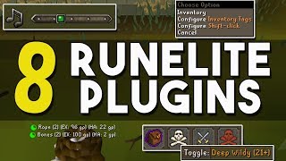 8 Amazing RuneLite Plugins that Will Change your Game Shift Click On Death and Music PluginOSRS [upl. by Spark]