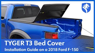 TYGER T3 TriFold Truck Bed Cover Installation Guide [upl. by Jarib970]