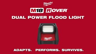 Milwaukee® M18™ ROVER™ Dual Power Flood Light [upl. by Lancelot412]