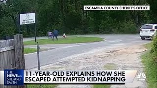 11yearold explains how she escaped attempted kidnapping [upl. by Ellerrad25]