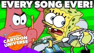 Every SpongeBob Song EVER 🎵  Nicktoons [upl. by Nosnej]