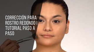 CORRECCIÓN PARA ROSTRO REDONDO TUTORIAL PASO A PASO  TUMAKEUP [upl. by Hoashis655]