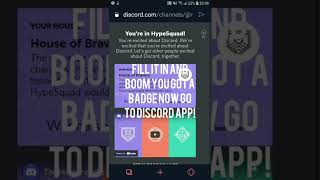 How To Get HypeSquad Badge In Discord Tutorial [upl. by Lletnahc]