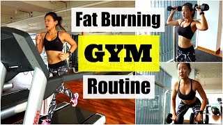 My Fat Burning GYM Routine Treadmill Interval Running [upl. by Mara597]