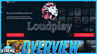 Loudplay Cloud Gaming Overview  A Russian Shadow PC [upl. by Bonine]