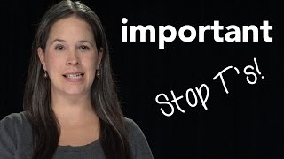 How to Pronounce IMPORTANT  American English [upl. by Corene]