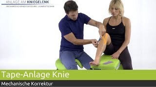 KinesiologieTape Anlage Kniegelenk  PINOFIT [upl. by Albertina373]