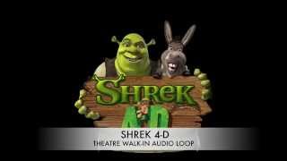 SHREK 4D Attraction Audio  Theatre Walk in Loop Universal Studios Theme Parks [upl. by Waly224]