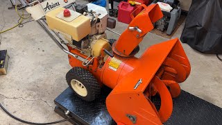 1970s Ariens Snow Snow Blower Leaking Oil [upl. by Iral538]