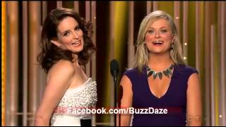 George Clooney Joke  Amy Poehler amp Tina Fey Monologue  Golden Globes 2015 [upl. by Namolos983]