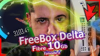 Freebox Delta V7  la Fibre 10 Gb Ultra Haut Debit ✅ [upl. by Yleak]