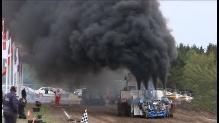 The Most Smoking Tractor Puller in The World  SLÆDEHUNDEN  Danish Tractor Pulling [upl. by Arateehc153]