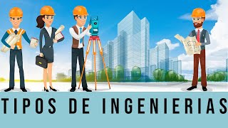 21 Tipos de Ingenierías  Carreras de Ingeniería explicadas [upl. by Trix]