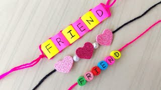 How To Make Friendship Band  Friendship Band Making at Home  Friendship Gift Ideas  Handmade Band [upl. by Rahal]