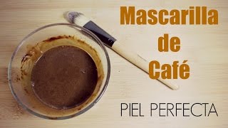 MASCARILLA DE CAFÉ  Adiós piel grasa  ManiMakePeú [upl. by Airotahs]