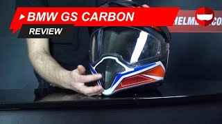 BMW GS Carbon FullFace Helmet Review  ChampionHelmetscom [upl. by Varin]