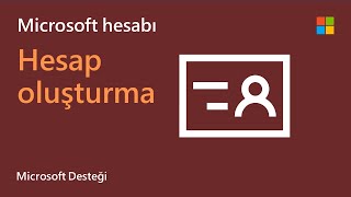 Yeni bir Microsoft hesabı oluşturma  Microsoft [upl. by Naval]