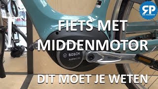 ELEKTRISCHE FIETS MET MIDDENMOTOR Dit moet je weten [upl. by Paucker]