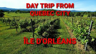 Quebec City Day Trip  Ile dOrleans Quebec  Guided Tour [upl. by Cicero]