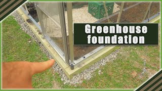 How to Build Greenhouse Foundation [upl. by Corrie991]