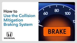 How to Use the Collision Mitigation Braking System™ CMBS™ [upl. by Adama878]