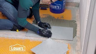 How To Tile a Bathroom Floor [upl. by Halludba294]