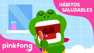 A Cepillarse los Dientes  Hábitos Saludables  Pinkfong Canciones Infantiles [upl. by Hakim]